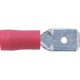Kennedy 6.30mm kábelsaru lapos 'apa' csatlakozóval piros (100 db/cs)