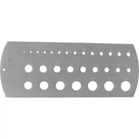 Kennedy fúróidomszer 1.5-12.5mm metrikus fúrókhoz