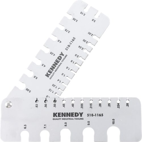 Kennedy huzal idomszer metrikus 0.2-10.0mm