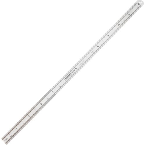 Kennedy 300mm/12" flexibilis rozsdamentes vonalzó lekerekített véggel metrikus és colos