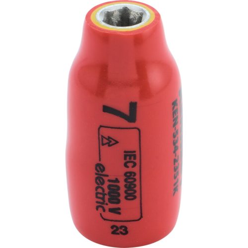 Kennedy dugókulcs 3/8" 6 szög 12mm szigetelt 1000V