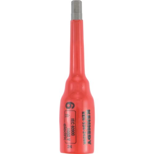 Kennedy rátűzőkulcs 3/8" hatszög hosszú 6mm szigetelt 1000V