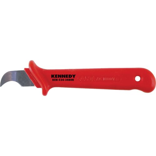 Kennedy 180mm szigetelt kábelkés horgas pengével