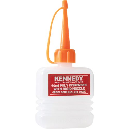 Kennedy 60 ml-es olajozó flakon műanyag kiöntőcsővel