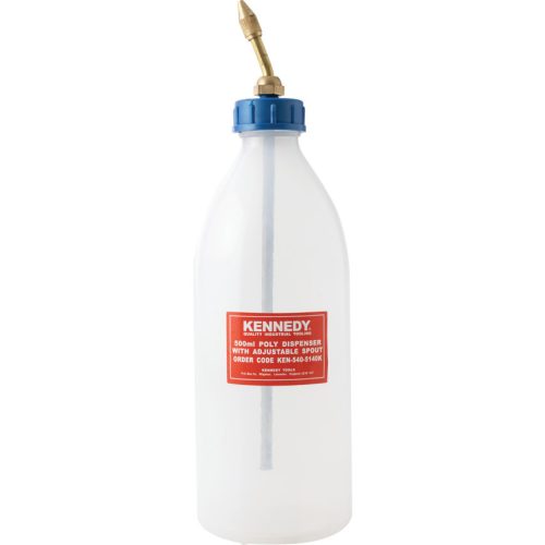 Kennedy 500 ml-es olajozó flakon állítható kiöntőcsővel