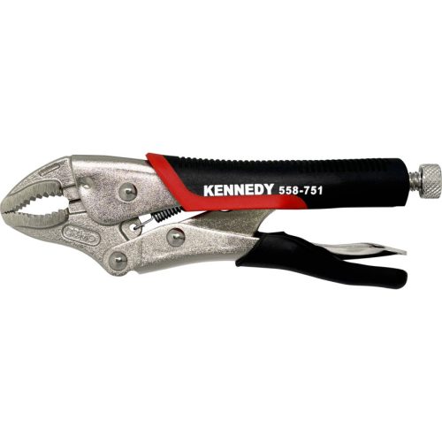 Kennedy 175mm/7" önzáró fogó hajlított pofával