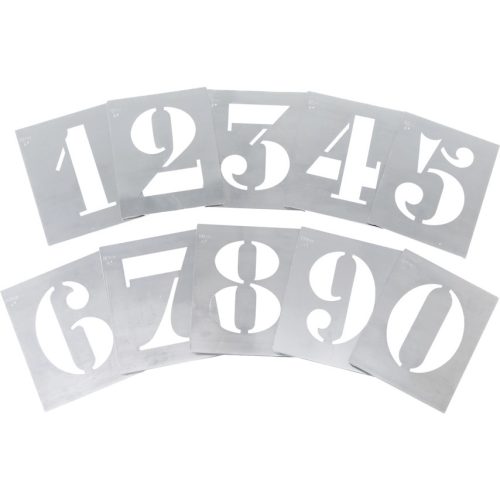 Kennedy 100mm acél stencil számok (10 részes készlet)