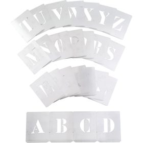 Kennedy 40mm acél stencil betűk (26 részes készlet)