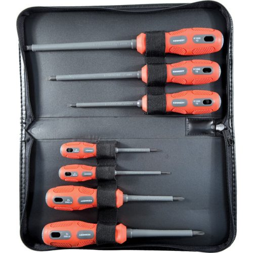 Kennedy 7 részes szigetelt VDE dual grip csavarhúzó készlet