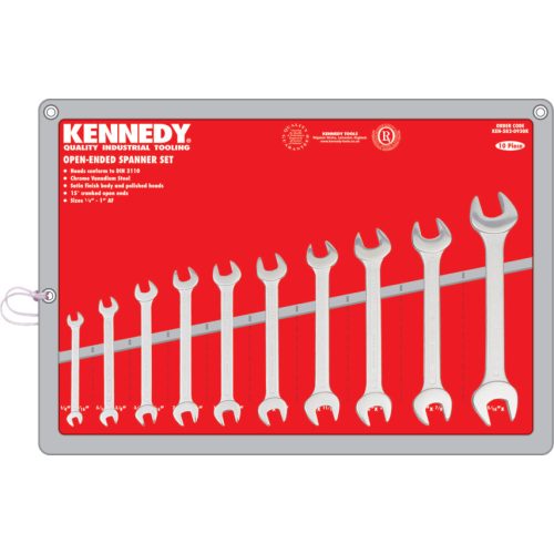 Kennedy 1/4-1"af ipari villáskulcs készlet 10 részes