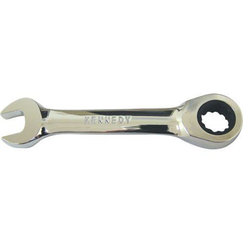 Kennedy 5/8" AF rövidszárú racsnis csillag-villáskulcs