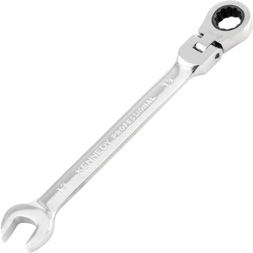 Kennedy 13mm racsnis csillag-villáskulcs csuklós fejjel