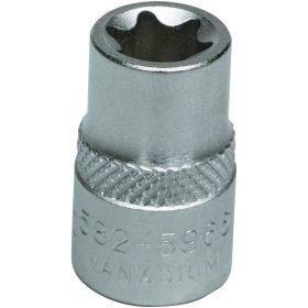 Kennedy rátűzőkulcs 3/8" E6 Torx