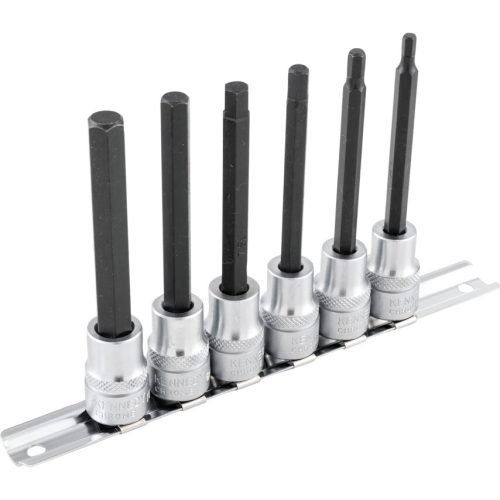 Kennedy 4-10mmx100mm hatszögű feltűzhető csavarbehajtó készlet 3/8" meghajtóval (6 részes)
