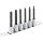 Kennedy t20-t50 x 95mm torx feltűzhető csavarbehajtó készlet 3/8" meghajtóval (6 részes)