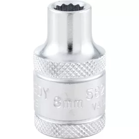 Kennedy dugókulcs 1/2" 12 szög 8mm