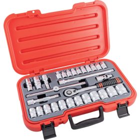   Kennedy metrikus hatszögű dugókulcs készlet 1/2" meghajtóval (30 részes)