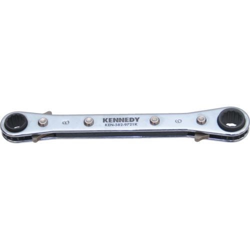 Kennedy 8mmx9mm egyenes racsnis csillagkulcs