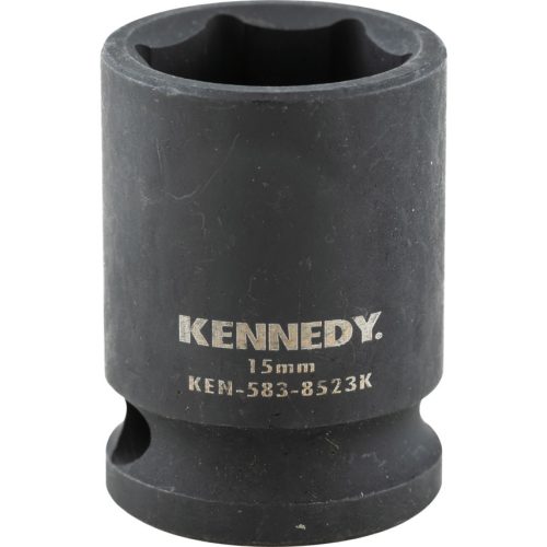 Kennedy dugókulcs 3/8" 6 szög, gépi 15mm