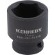 Kennedy dugókulcs 3/8" 6 szög, gépi 19mm