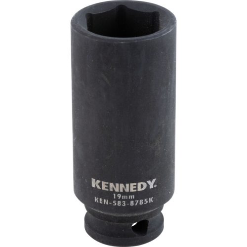 Kennedy dugókulcs 3/8" 6 szög, gépi hosszú 19mm