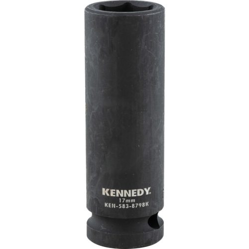 Kennedy dugókulcs 1/2" 6 szög, gépi hosszú 17mm
