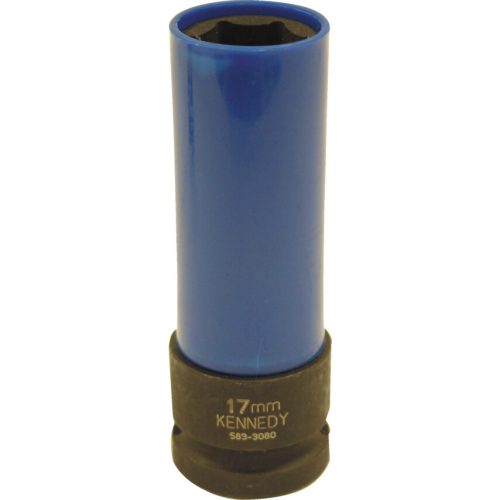 Kennedy dugókulcs 1/2" 6 szög, gépi kerékanyához 17mm