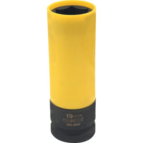 Kennedy dugókulcs 1/2" 6 szög, gépi kerékanyához 19mm