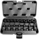 Kennedy dugókulcs és rátűzőkulcs készlet 1/2" TORX-E, TORX (16 részes)