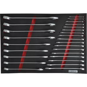   Kennedy 26 részes ipari csillag-villáskulcskészlet szivacsban  m1832