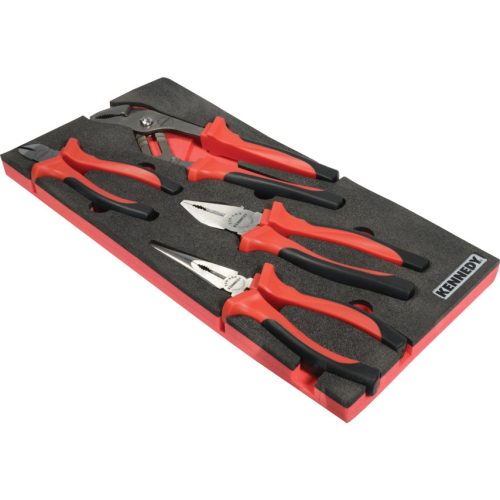 Kennedy 4 részes pro-torq fogókészlet szivacsban t0691