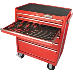   Kennedy tcc025 7d szerszámellenőrző fiókbetét készlet + 7 fiókos görgős szerszámszekrény (25 részes)