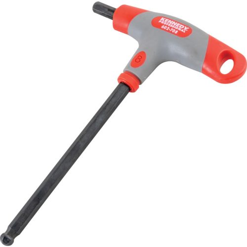 Kennedy 8.0mm T-nyelű gömbvégű hatszögkulcs