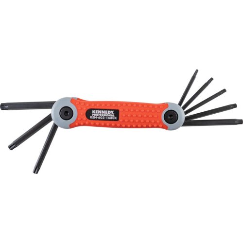 Kennedy Torx kulcs készlet pro-torq zsebkés Típusú T9-t40 (8 részes)