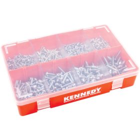 Kennedy inches d-fejű pozidriv önmetsző csavar készlet