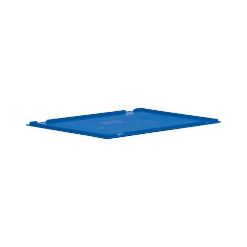 Matlock 600x400mm euro kék tárolódoboz fedél