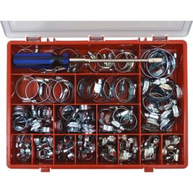   Matlock vegyes horganyzott acél tömlőbilincs készlet (140 részes) flexibilis behajtóval