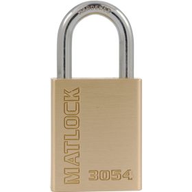 Matlock 38x25mm biztonsági sárgaréz lakat