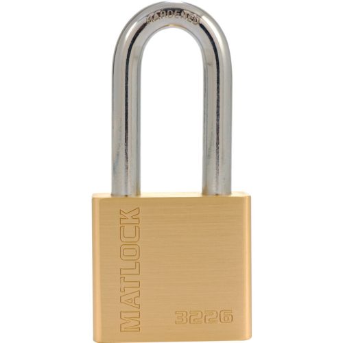 Matlock 50x50mm biztonsági sárgaréz lakat