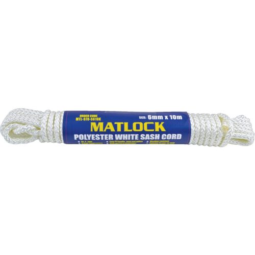 Matlock no.4 6mm 8 szálas poliészter kötél 100 m-es tekercs