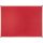 Offis filc prezentációs tábla 1200x900mm piros aluminium keret