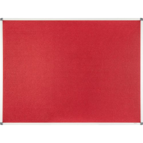 Offis filc prezentációs tábla 1200x900mm piros aluminium keret