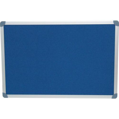 Offis executive filc prezentációs tábla 900x600mm kék/al keret