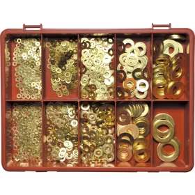 Qualfast metrikus sárgaréz alátét készlet