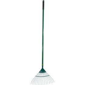   Rutland karbonacél kerti gereblye nyéllel/gumi markolattal (16 fogas)