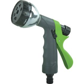   Rutland többfunkciós krómozott locsolópisztoly nagy igénybevételre