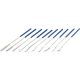 Senator 14cm diamond riffler & needle file set 10-pce