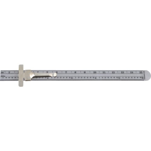 Senator 150mm/6" acélvonalzó zsebakasztóval