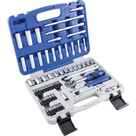 Senator 1/4" sq.dr. 60 részes metrikus készlet