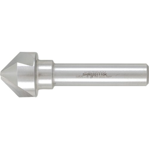 Sherwood 20mm°-os kúpsüllyesztő HSS-Co hengeres szárú, 3 élű